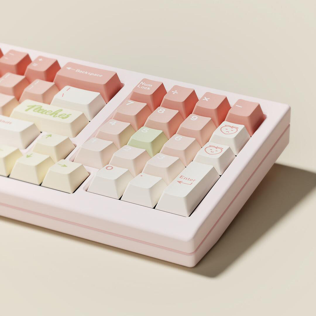 YourKBD & ET Fluffy Sweet Peach Keycap Set