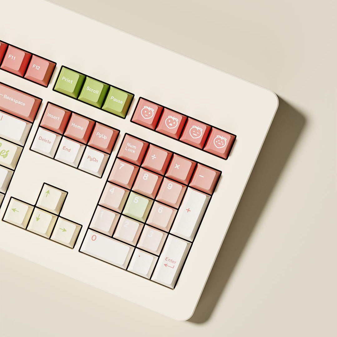YourKBD & ET Fluffy Sweet Peach Keycap Set