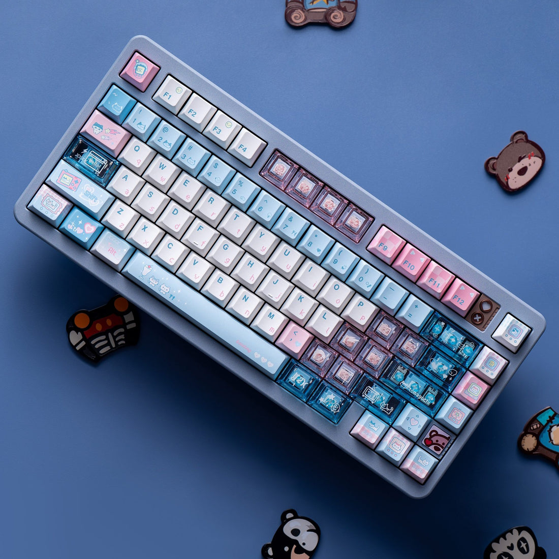 YourKBD & Soulcat Electro Meow Artisan Keycap Set