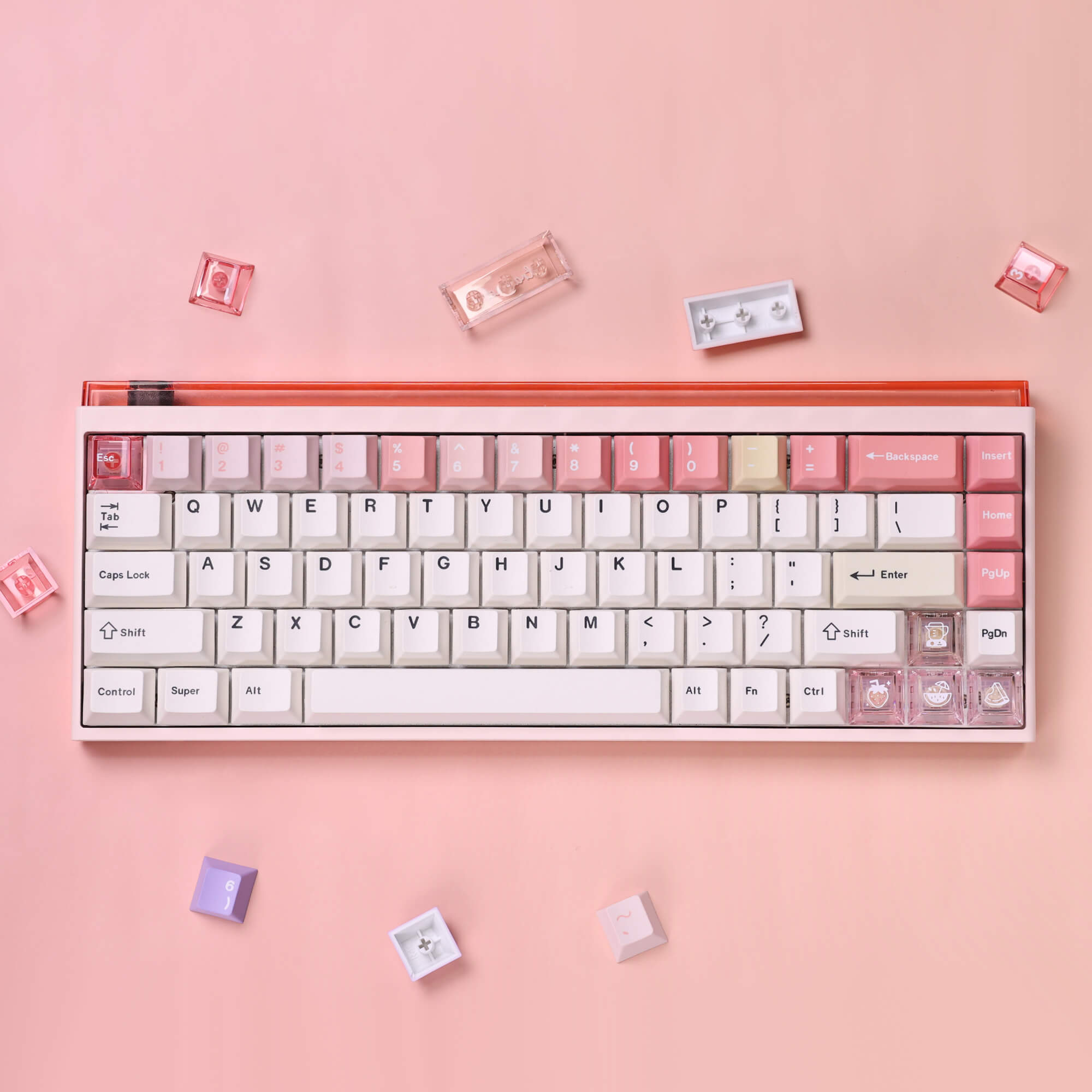 YourKBD x ET Creamy Strawmelon PBT Keycap Set