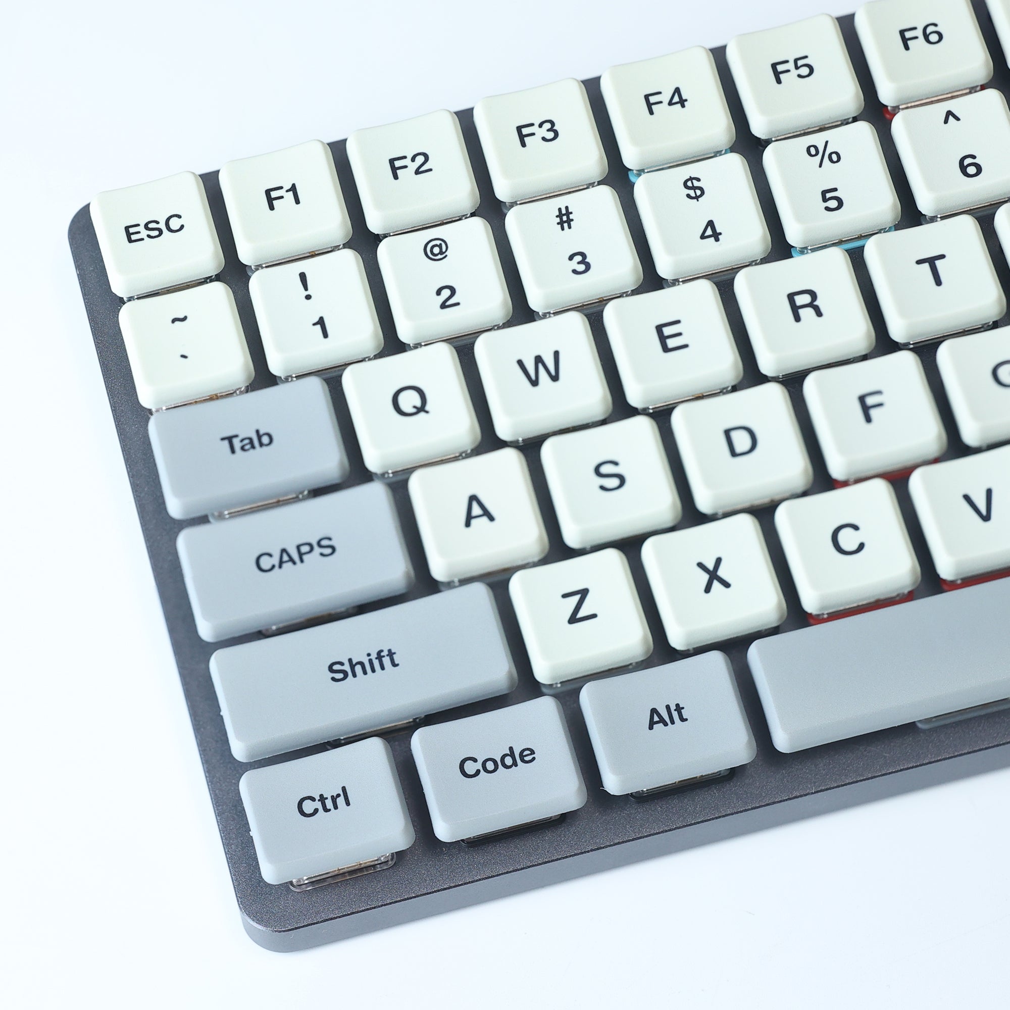 CFX Grey Low-Profile Keycap Set