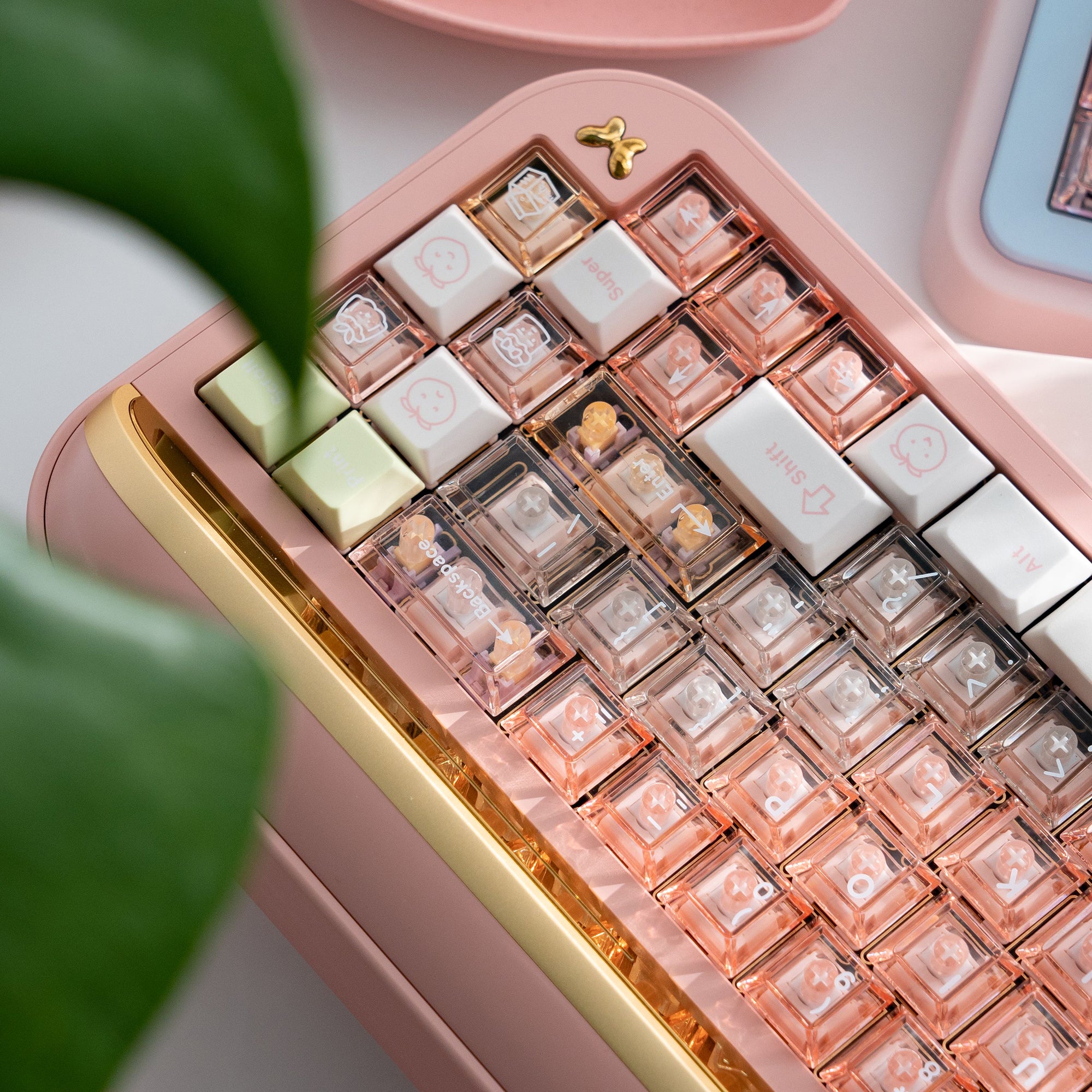 YourKBD & ET Peach Jelly Pudding Keycaps