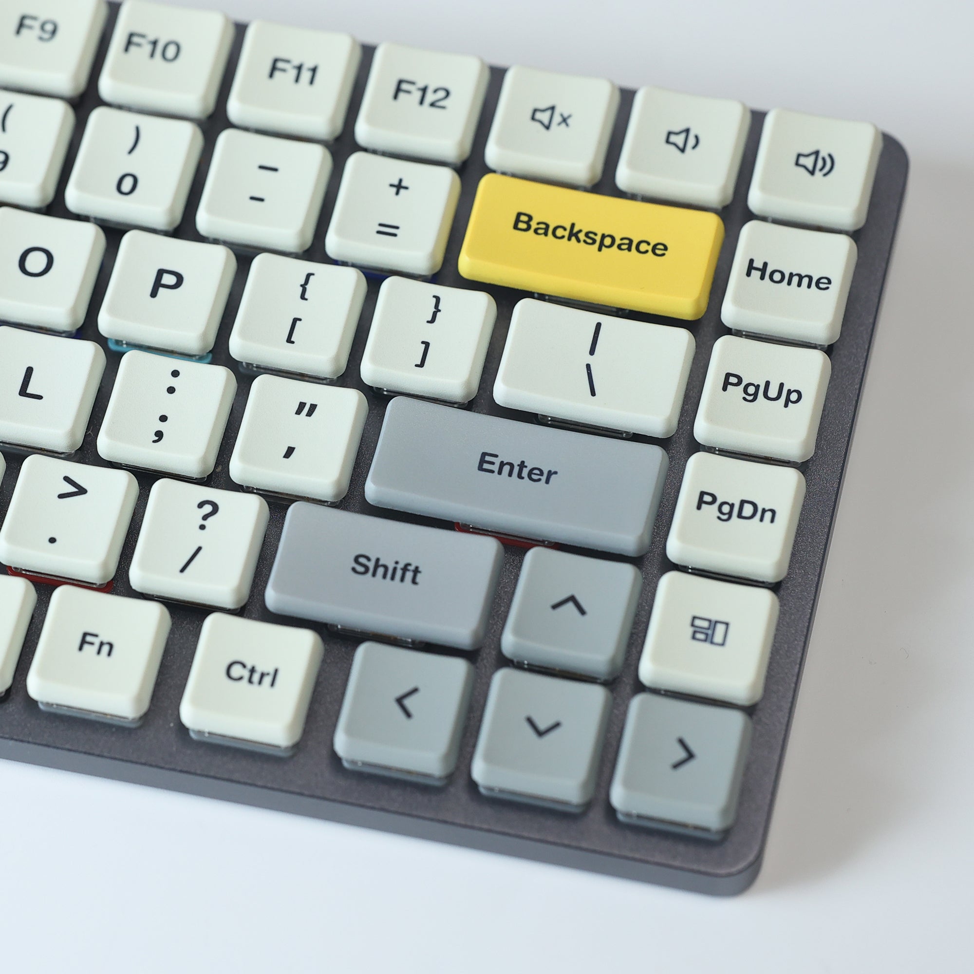 CFX Grey Low-Profile Keycap Set