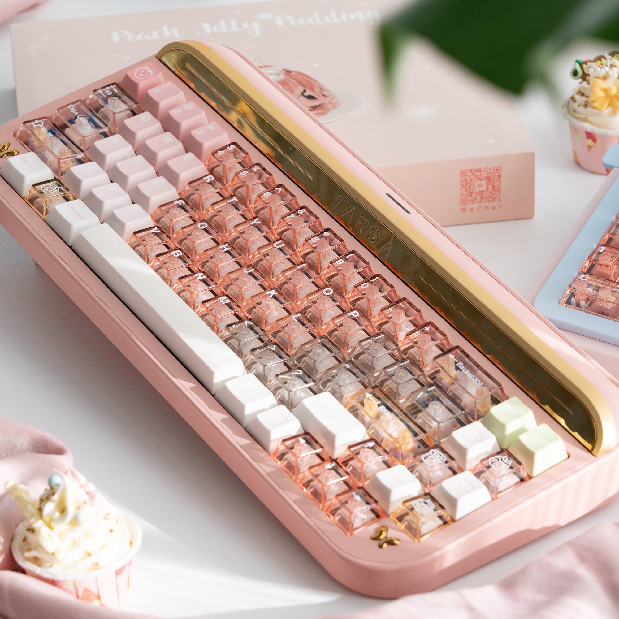 YourKBD & ET Peach Jelly Pudding Keycaps
