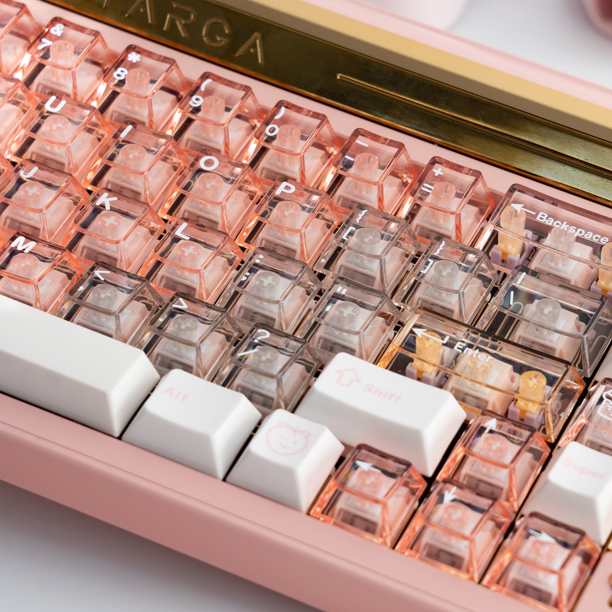 YourKBD & ET Peach Jelly Pudding Keycaps