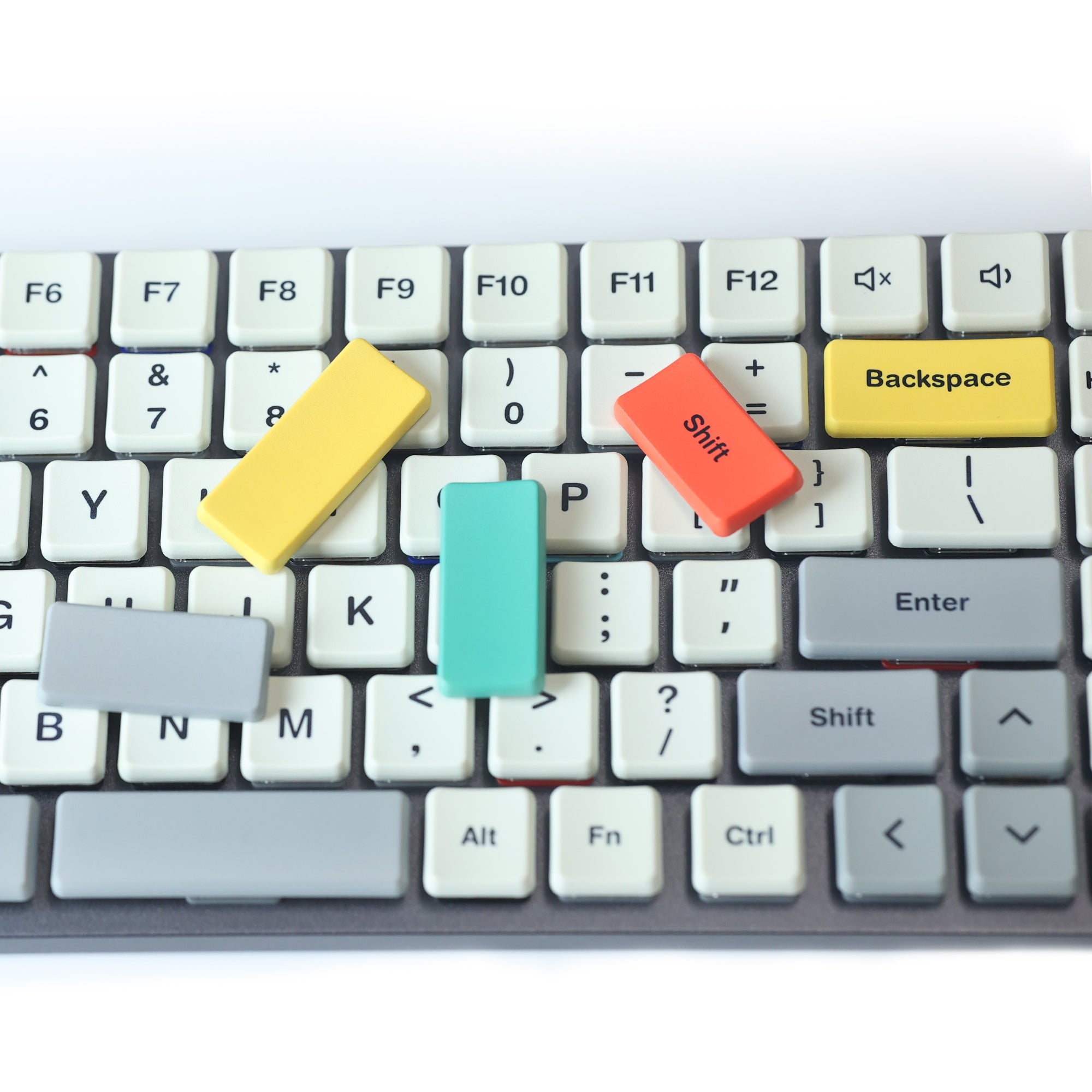 CFX Grey Low-Profile Keycap Set