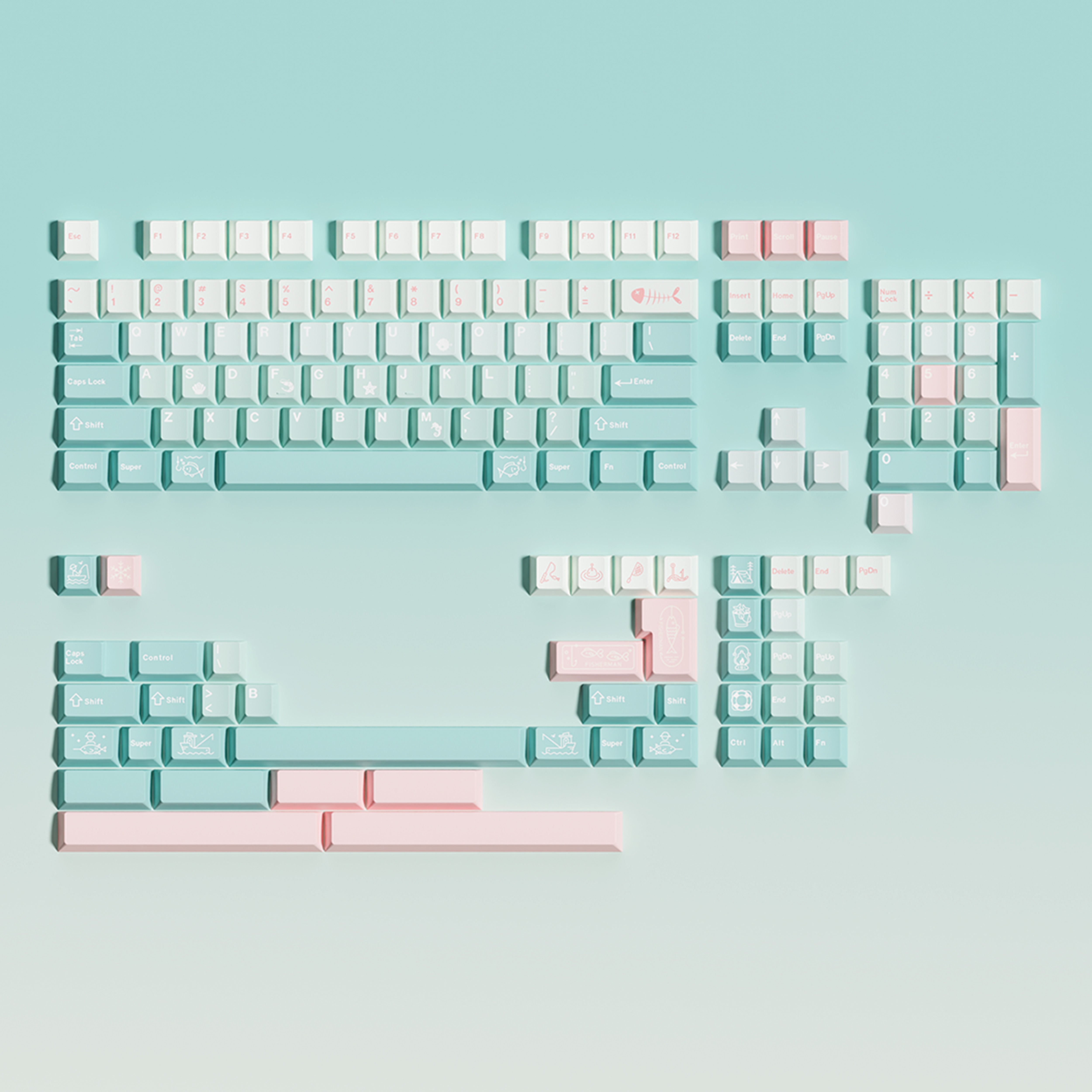 YourKBD & ET Winter Angler Keycap Set