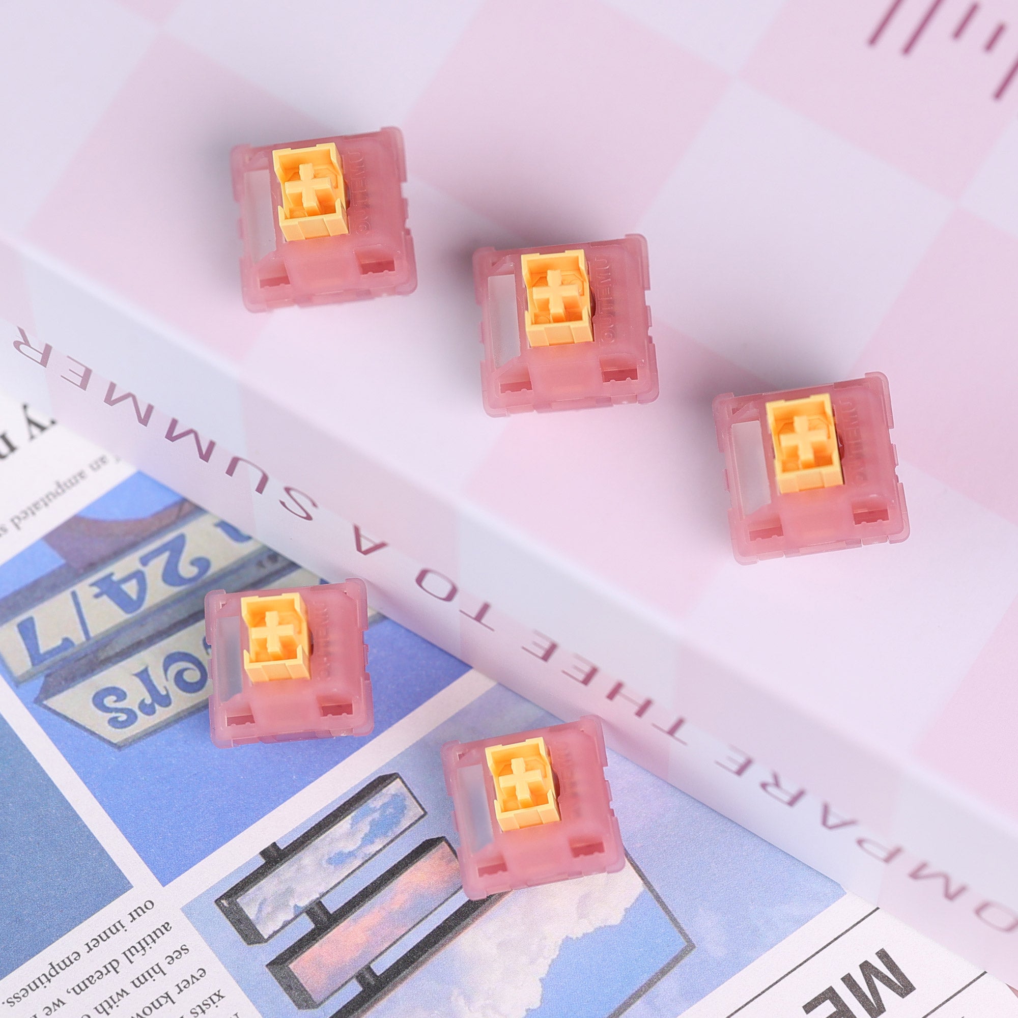 Outemu Honey Peach V3 Silent Switches