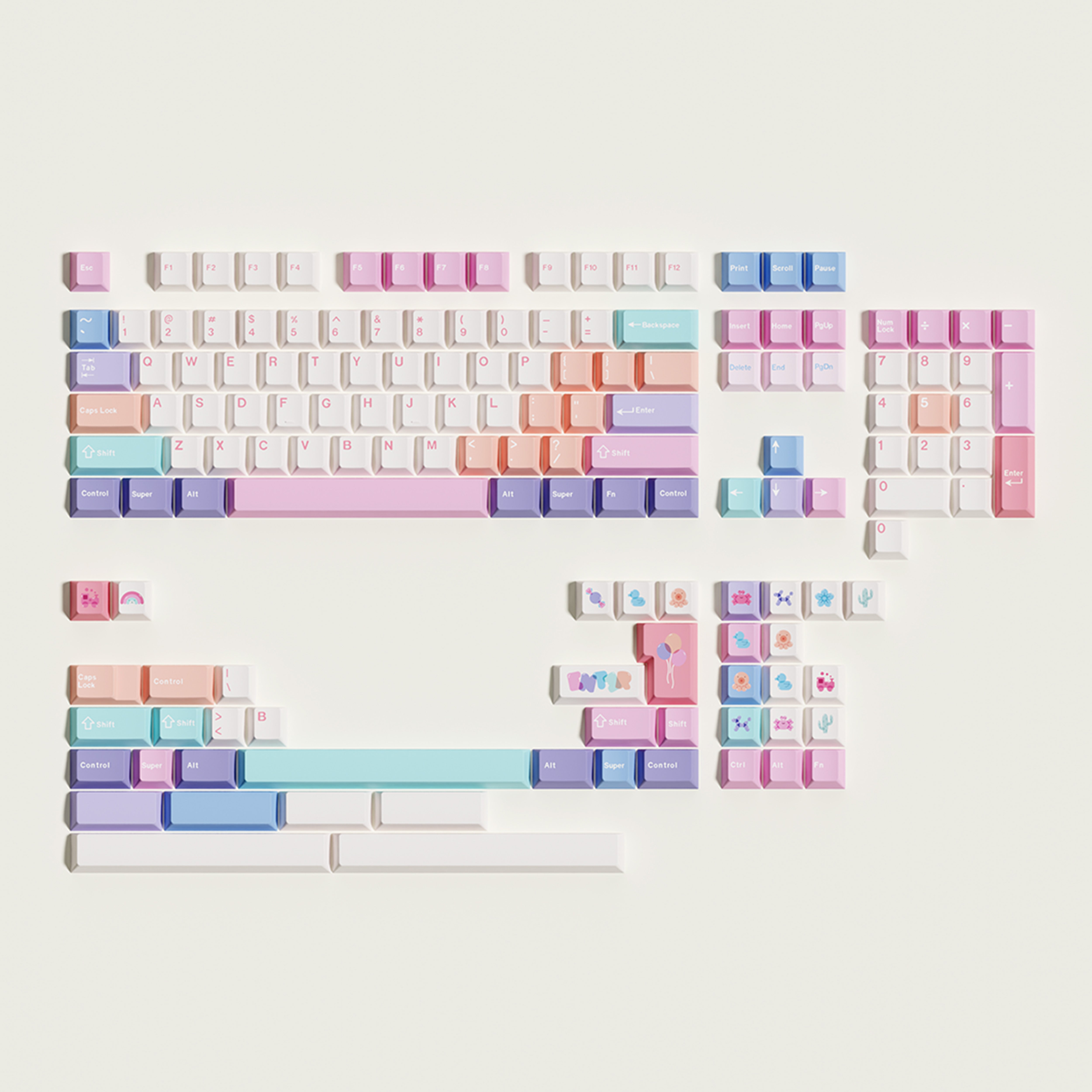 YourKBD & ET Balloon Party Keycap Set
