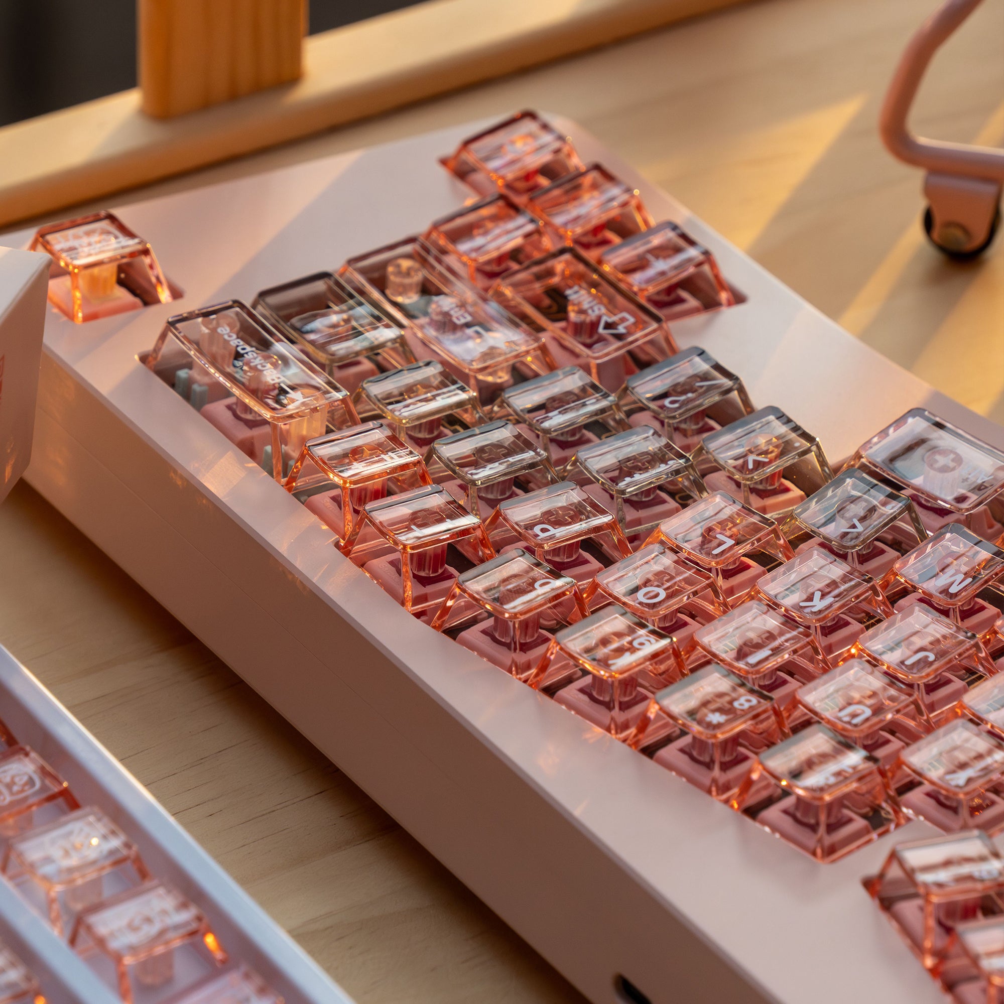 YourKBD & ET Peach Jelly Pudding Keycaps